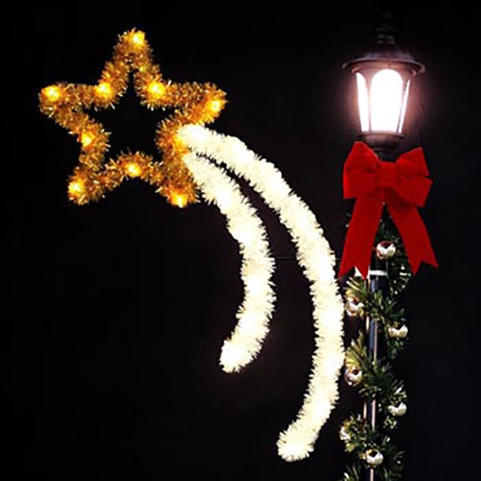 Christmas decoration light pole