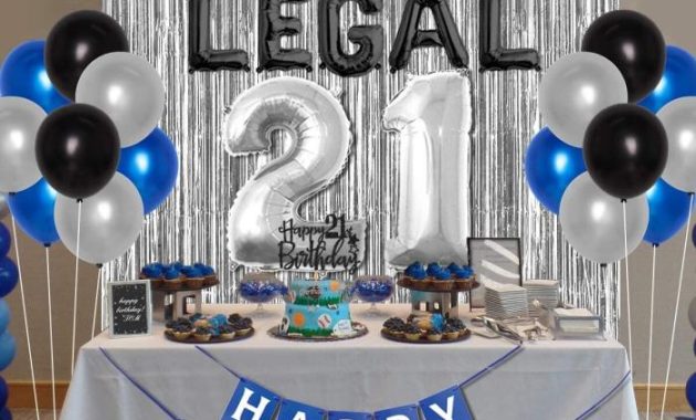 21st birthday decoration ideas