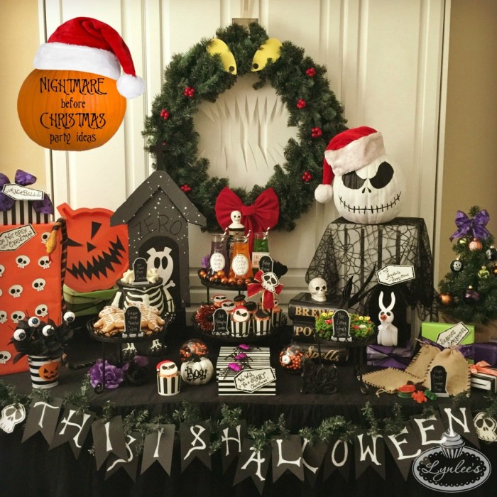 Nightmare before christmas decoration