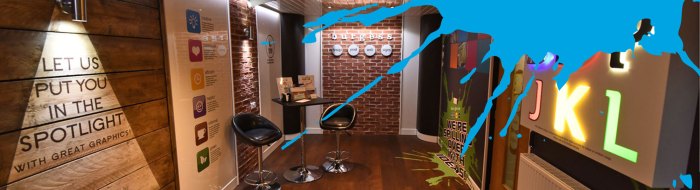 Desain interior toko percetakan